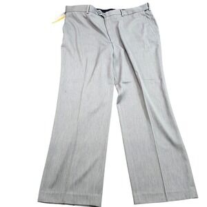 Savane Pants Mens 40x29 Gray Travel Intelligence Comfort Waist Straight Fit